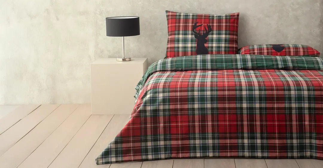 English Home Royal Check Çift Kişilik Nevresim Takımı